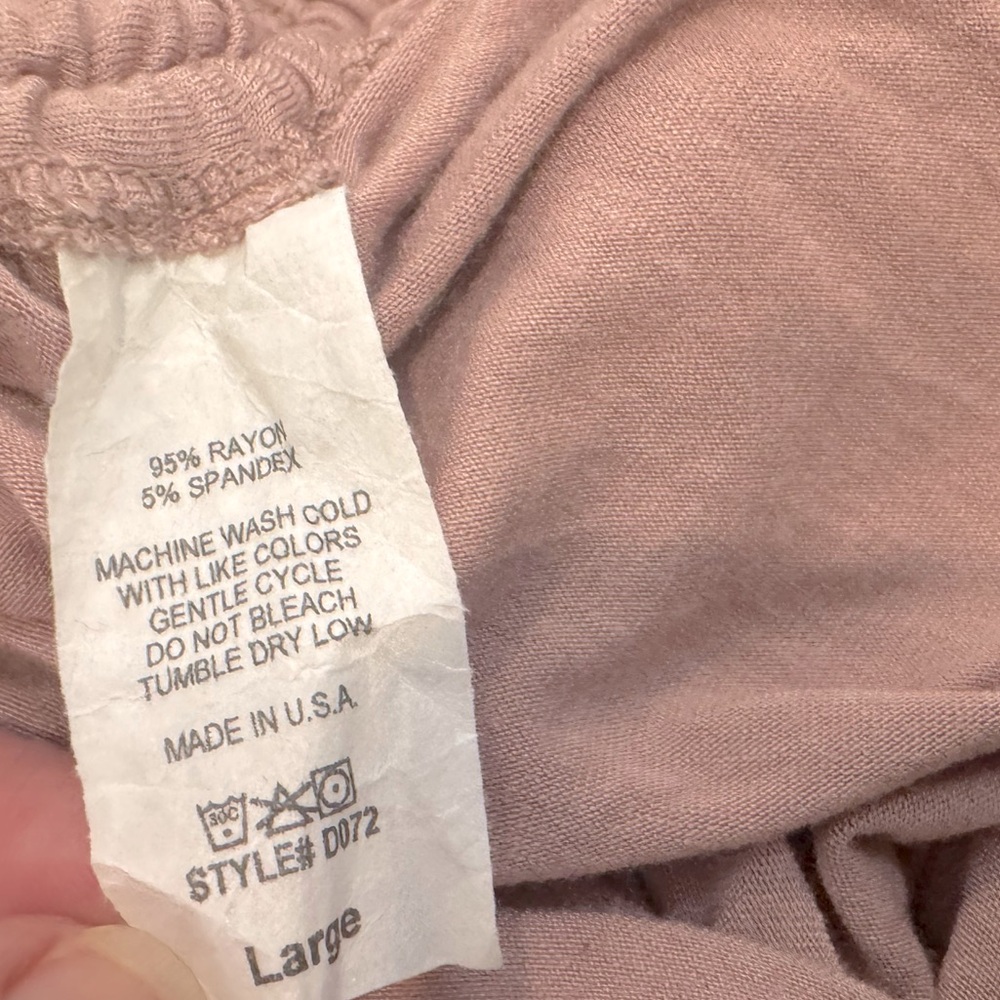 Black Pink Gathered Midi Dress With Drawstrings At Sides Large - Picture 8 of 8